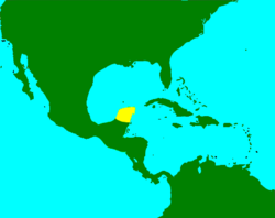 Karte von Yucatán