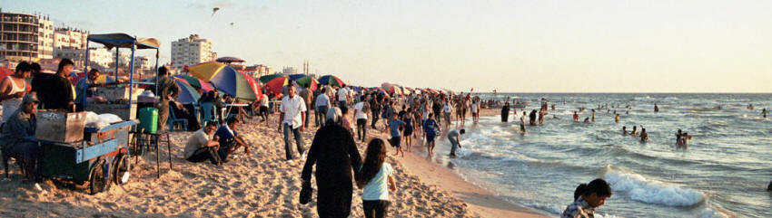 Strand in Gaza