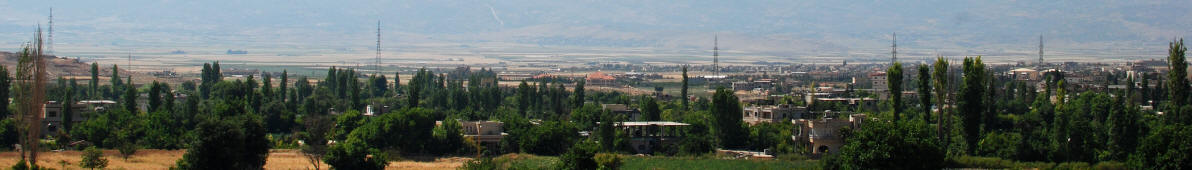 Blick auf Baalbek