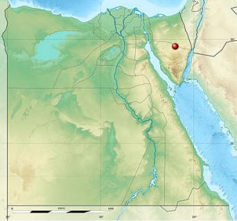 Lagekarte Sinai-Halbinsel