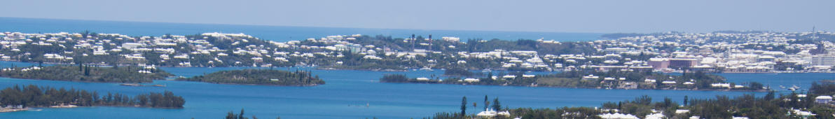 Bermuda banner View from Gibbs lighthouse