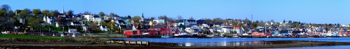 Panoramafoto von Lunenburg, Nova Scotia, Kanada