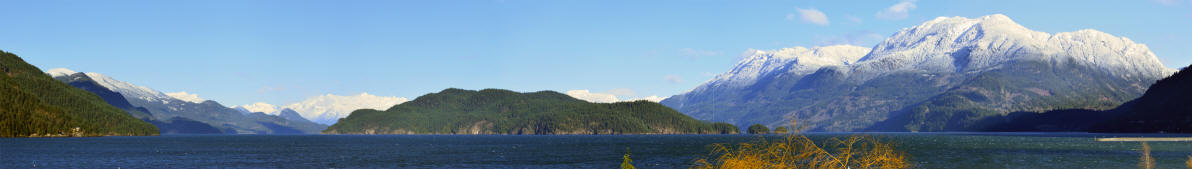 Panoramafoto  Harrison Lake