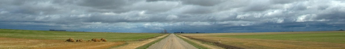 Panoramafoto Prärie in Saskatchewan