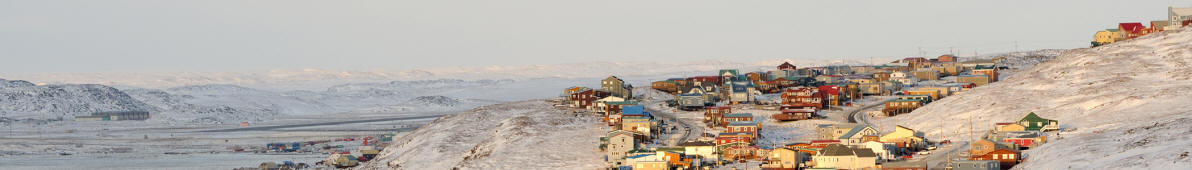 Bannerfoto Iqaluit outskirts and Frobisher Bay