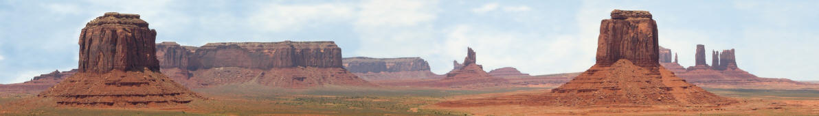 Panoramafoto Monument Valley, Arizona
