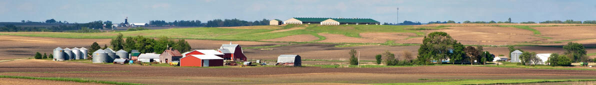 Farmland in Story County, Iowa