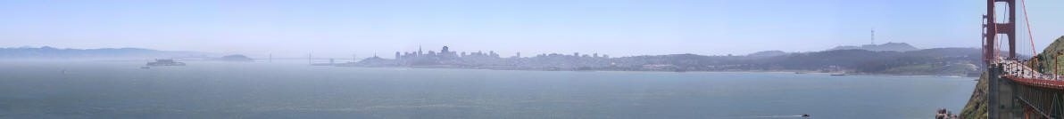  Panorama der San Francisco Bay