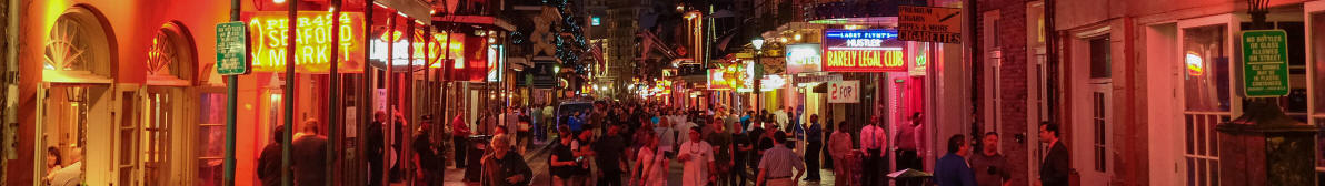 Bourbon Street in New Orleans