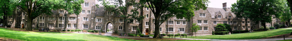 The West Campus of Duke University, Durham, North Carolina