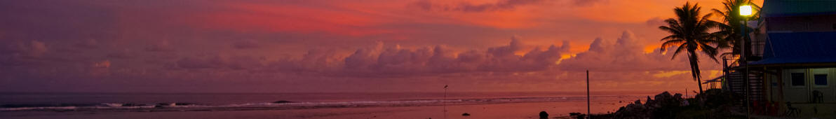 Foto Sonnenuntergang auf Nauru