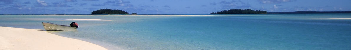 Strand auf den Cookinseln