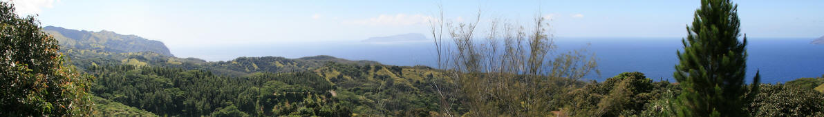 Panoramafot der Marquesas