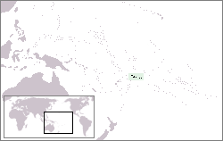 Karte von Samoainseln