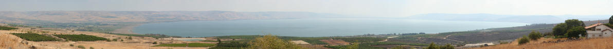 Panoramafoto See Genezareth