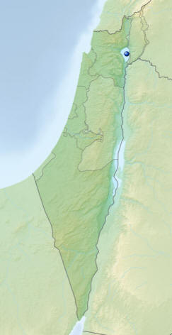 Lagekarte vom See Genezareth