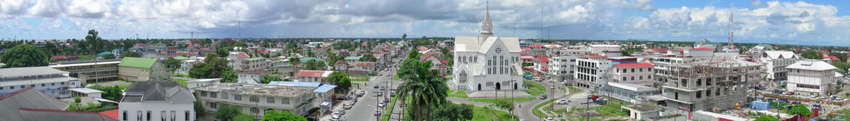 Panoramic view of Georgetown, Guyana