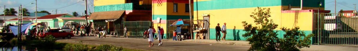 Bus Terminal in Belize City